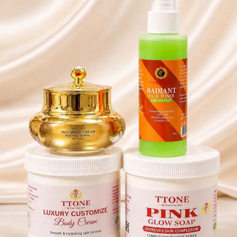 TINA TONER Tina Toner Skin – Complete Glow Care Set TINA TONER Tina Toner Skin – Complete Glow Care Set
