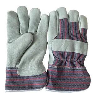Winter Leather Palm Work Gloves - Pack of 3