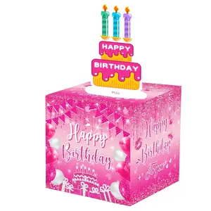 Elegant Balloon Birthday Gift Box, Money Drawing Birthday Party Supplies, Party Decoration, Unique Surprise for Special Occasions, Perfect for Celebrations