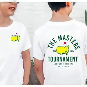 2026 The Masters Tournament Golf Youth Shirt, Masters Golf Tournament T-Shirt, Unisex Fashion Tropical Streetwear Round Neck, Youth Clothing, holiday outfit, birthday gift, summer outfit