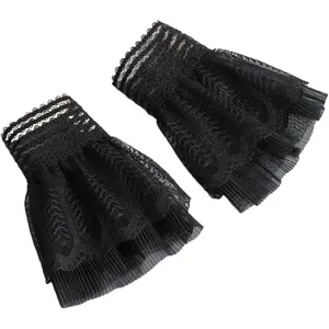 Women Lace Cuffs Steampunk Wrist Cuff Bracelet for Wedding Party