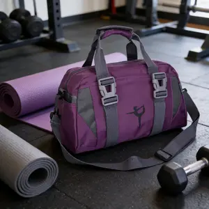 Large Capacity Yoga Gym Backpack, Sports Swimming Travel Bag, Portable Yoga Mat Carrier