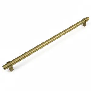 Cosmas 161-319BAB Brushed Antique Brass Euro Style Bar Pull