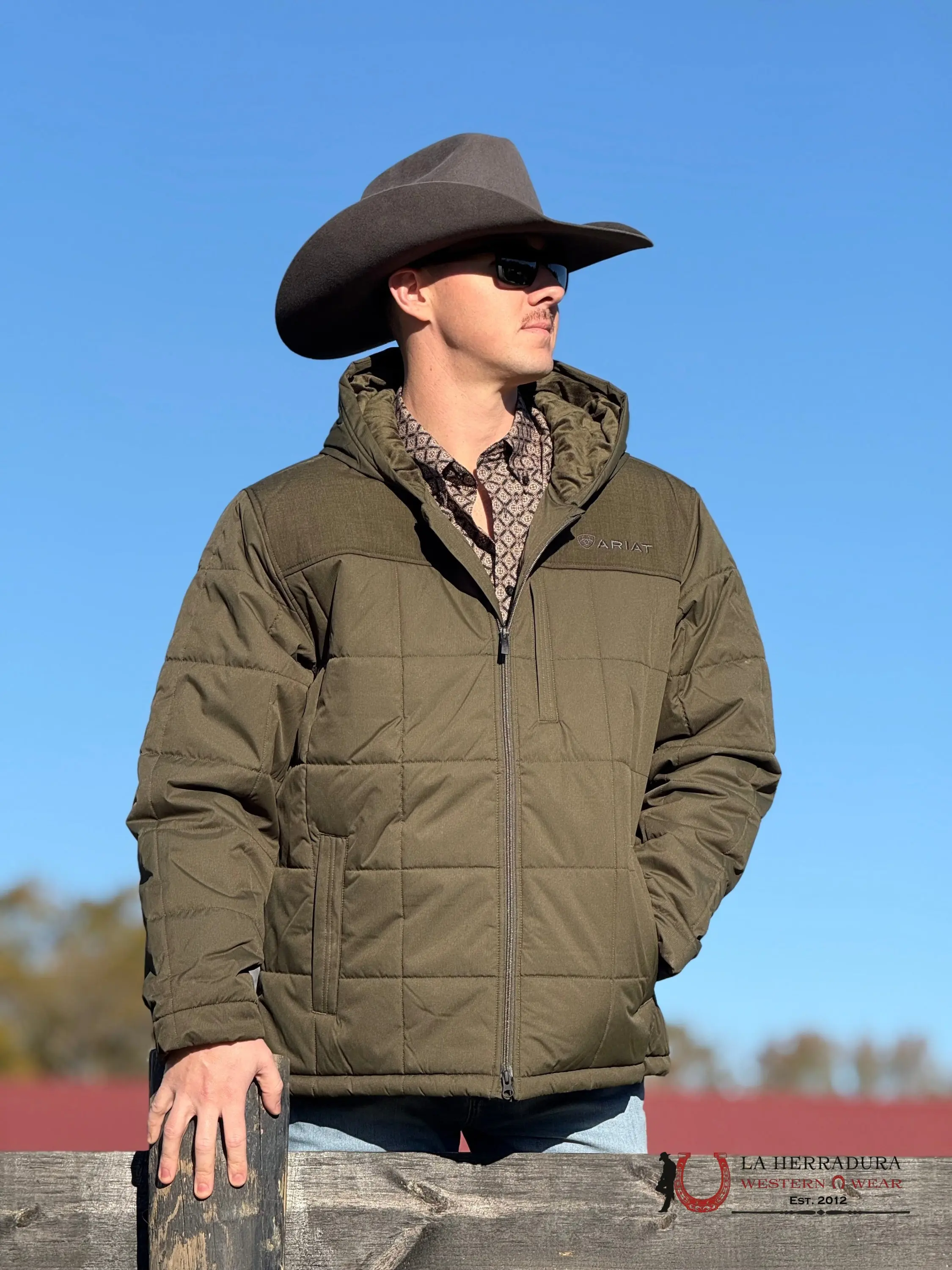 Ariat Crius Hooded Inside Jacket Relic/Relic Heather -10052775