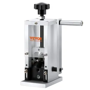 【Spotlight Day】VEVOR Wire Stripping Machine, Wire Stripper with Hand Crank or Drill Powered,0.06''-0.98'' Copper Wire Stripper,Visible Stripping Depth Reference,Portable Aluminum Frame Wire Peeler