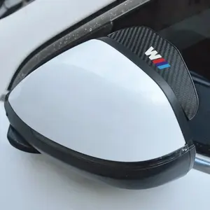Car rearview mirror carbon fiber waterproof cover rain eyebrow Car Accessories For BMW M E34 E36 E60 E90 E46 E39 E70 F10 F30 X5 X6 X1 M3 M5 M6