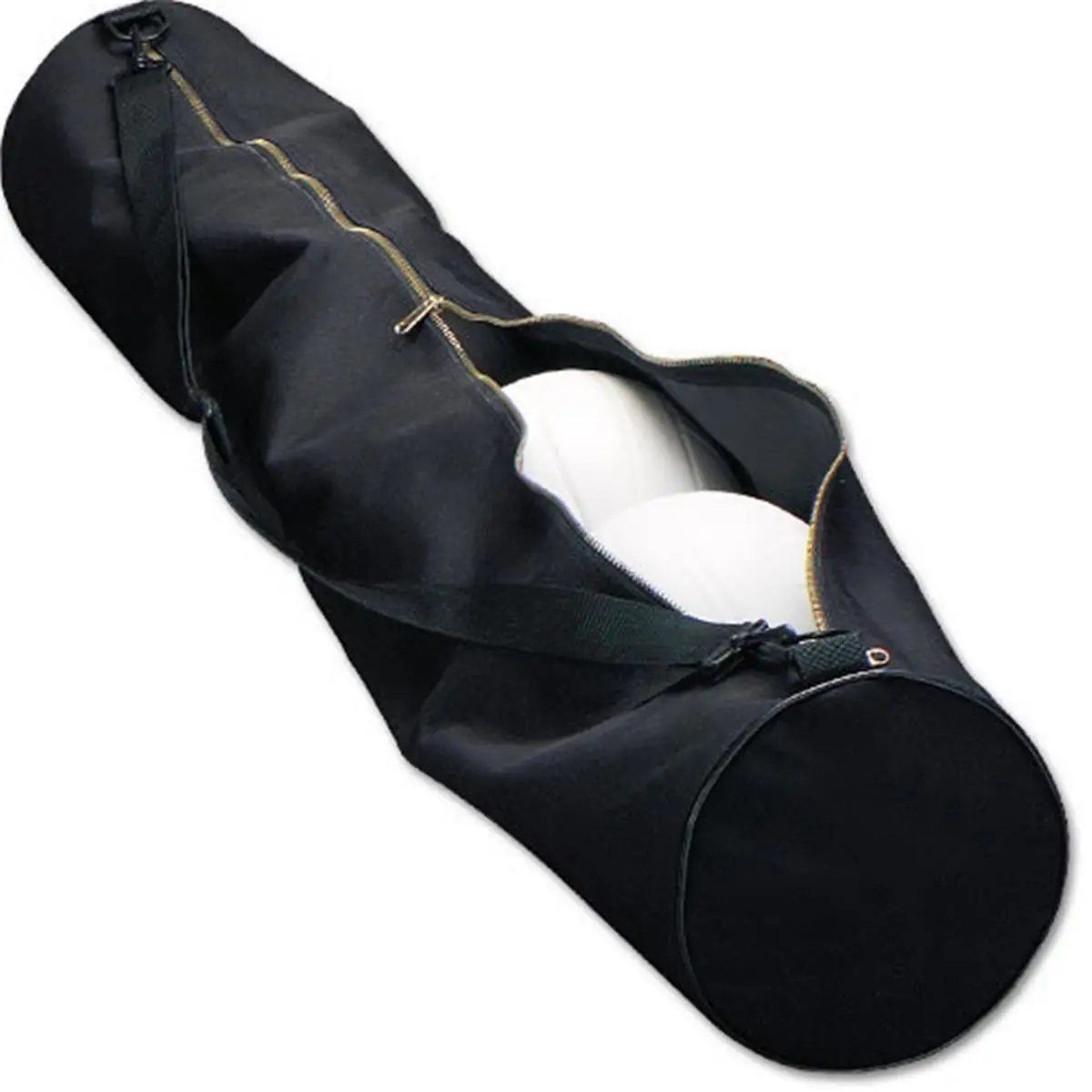 MacGregor Volleyball Carry Bag, 9 x 50 in Single Layer Polyester Ball Bag, Holds 6 Balls, with Shoulder Strap and Strong Metal Zipper, Conveniently Store 6 Balls