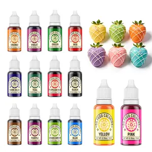 Oil-Based Food Coloring for Chocolate 14x10ml Colors Set Edible Oil Food Dye for Childrens' day&ChocolateCoveredTreats/Strawberries,Baking Cake, Cookie, Icing Fondant Meringues Decorating Christmas , Birthday 35 Fl. Oz Bottles Bake