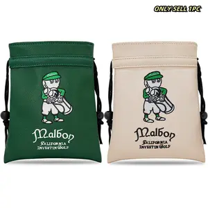 Durable & Waterproof Golf Valuables Pouch, Golf Tee Pouch with Drawstring Closure, Portable Ball Pouch for Men Golfers, Unique Gift Idea, Golf Gift Accessory, Golf Accessories