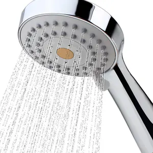 High  Handheld Shower  with  Shower  against Low  Water  Pipeline, Multi-functions, w/ 79'' Hose, Bracket, Chrome Finish