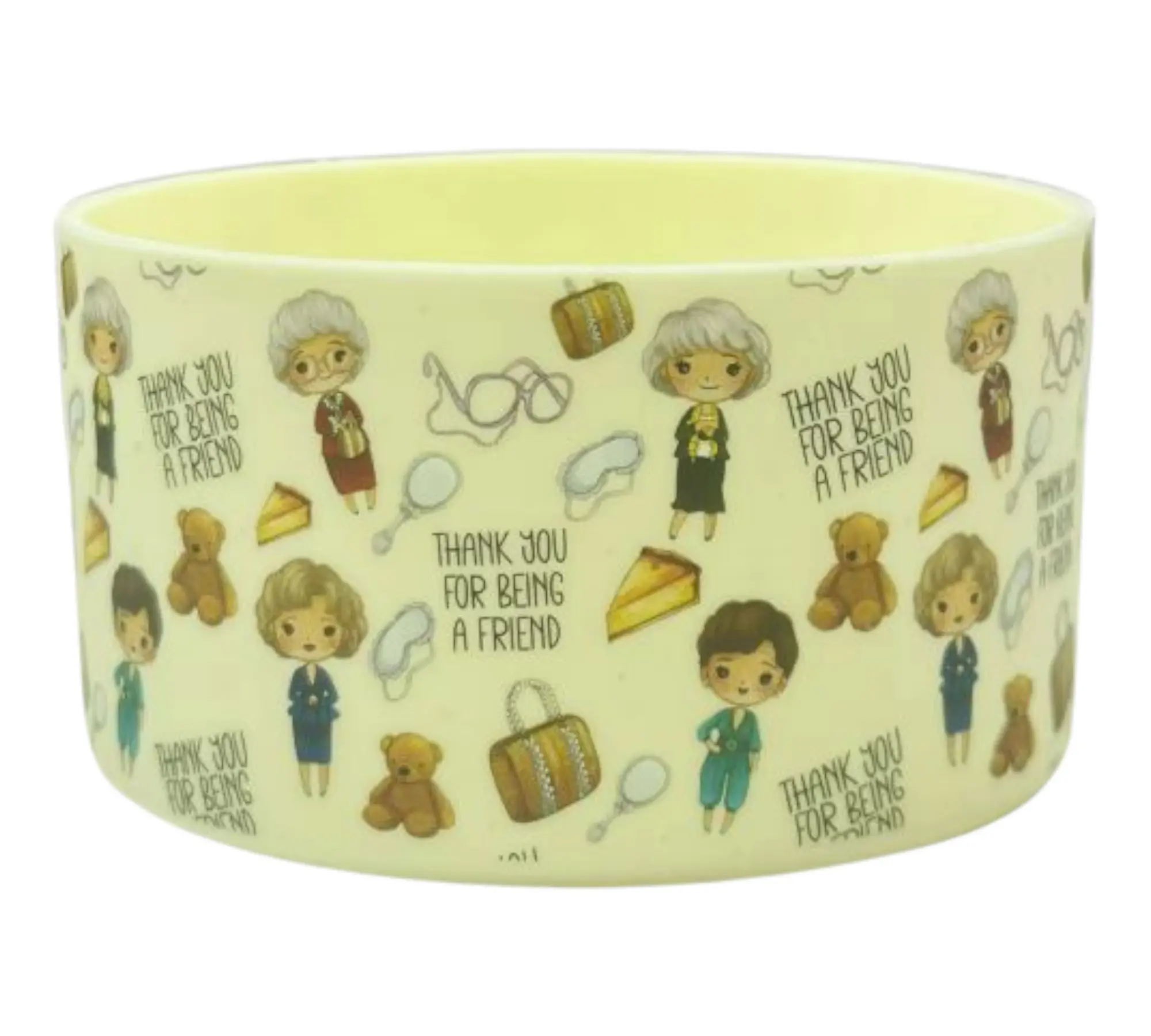Cream Golden Girls Silicone Boot for Stanley Yeti Brumate Hydrojug Frost Buddy Owala Rtic and more