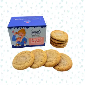 Sugar Mama - Soft & Sweet Lactation Cookies for Milk-Making Moms Galactagogue-Rich Bakery-Style Snack 8 Individually Sealed Cookies