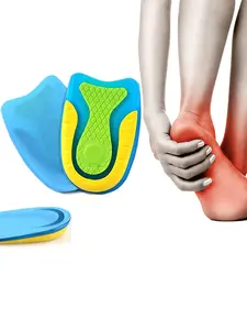 Silicone Gel Heel Pads, U-shaped Heel Inserts, Plantar Fasciitis Insoles, Insole Height Increase Shoes Pad, Shoe Accessories for Men & Women, Height Increasing Insole