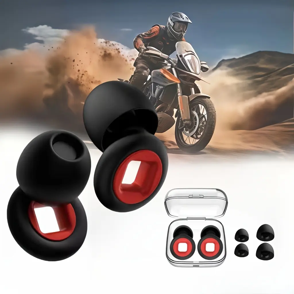 Reusable Washable Vintage Pattern Sleep Earplugs Soft Comfort Ear Plugs For Sleeping Office Travel