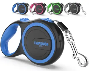 Emperor Pets 26ft Retractable Dog Leash - Up to 110lbs, Heavy Duty Dog Leash Retractable 26 ft for Large Breed Dogs, Dog Leashes for Medium Dogs -Classic Collection