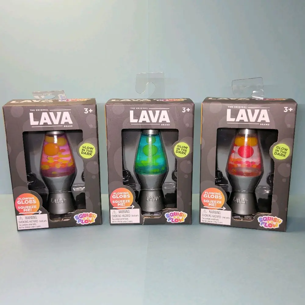 SCHYLLING!! LAVA SQUISH N' FLOW & GLOW!!  FOR AGES 3+, EACH SOLD SEPARATELY GREAT FOR STRESS RELIEF!!
