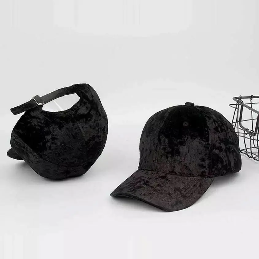 Black Velvet Hat