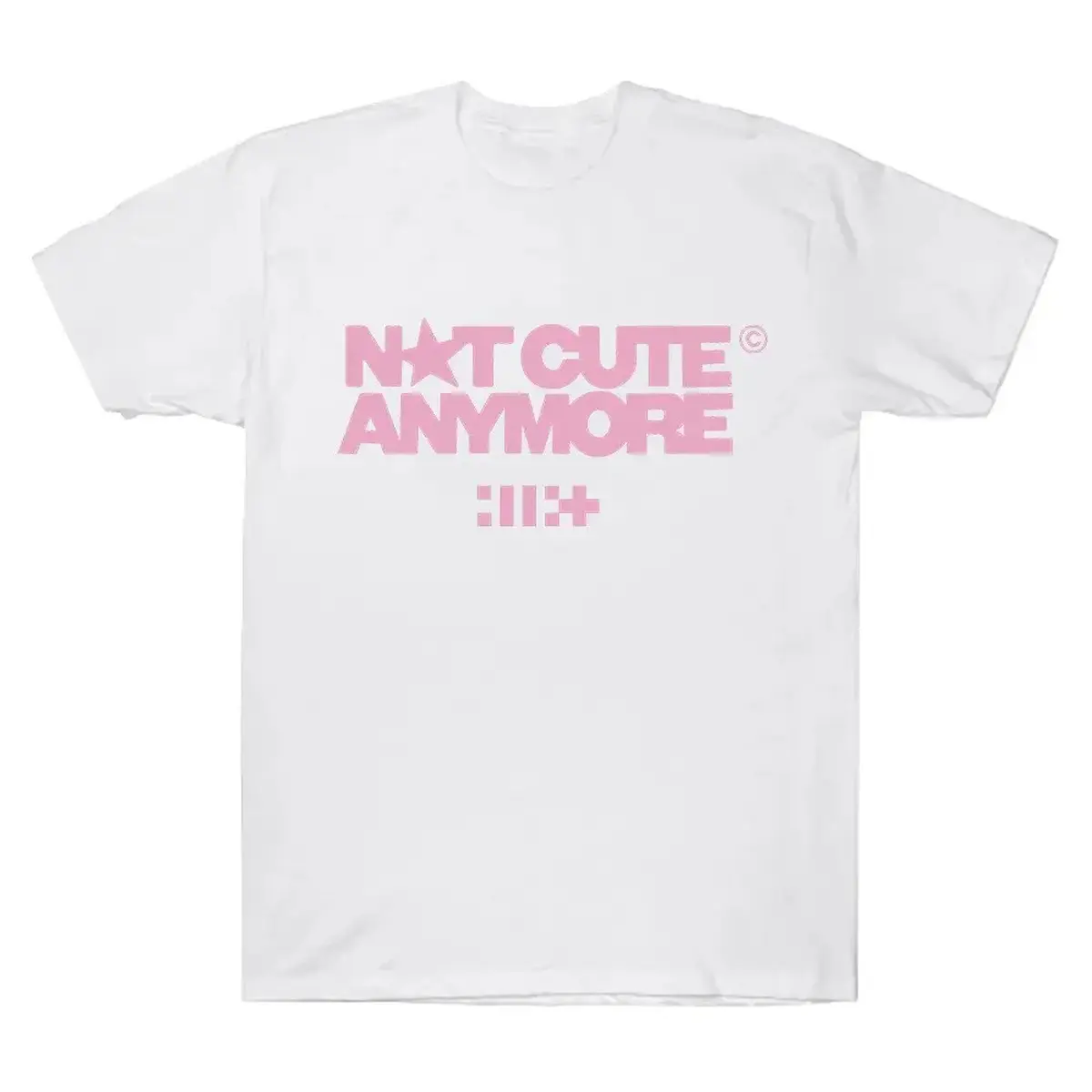 Essential Clean Fit Tee 2026 Oversized Graphic Tee ILLIT Not Cute Anymore Album T Shirts ILLIT Girl Band T-shirt Korean Fashion Summer Women Men Short Sleeve Casual Cotton Y2K Tee graphic tees Unisex Boxy Fit Heavyweight Tee