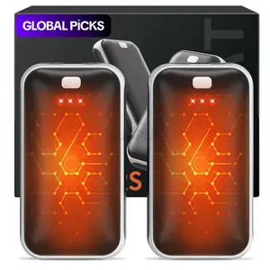Rechargeable Hand Warmers 2 Pack, Card-Style Electric AI Hand Warmers, Pocket Portable Compact Hands Heater, UL Certified, for Men Women, Hunting Essentials Christmas #GLOBAL PICKS