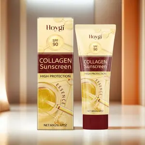Collagen Sunscreen Cream, Moisturizing Sun Care Cream, Hydrating Sunscreen Lotion, Face Sunscreen Cream, Sun Care Product for Women & Men, Cosmetic