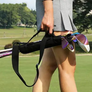 Golf bag Portable gun bag Portable club bag Single shoulder strap Lightweight mini shoulder bag Grip piece practice bag
