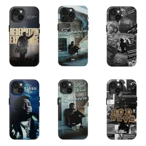 Rod Wave 2025 Last Lap Tour Collage Custom Shockproof Smartphone Case, Polycarbonate Protective Cover with Hip-Hop Rapper Art, Wireless Charging Compatible, Unisex Fan Gift for iPhone 11-17 ProMax Plus & Mobile Devices