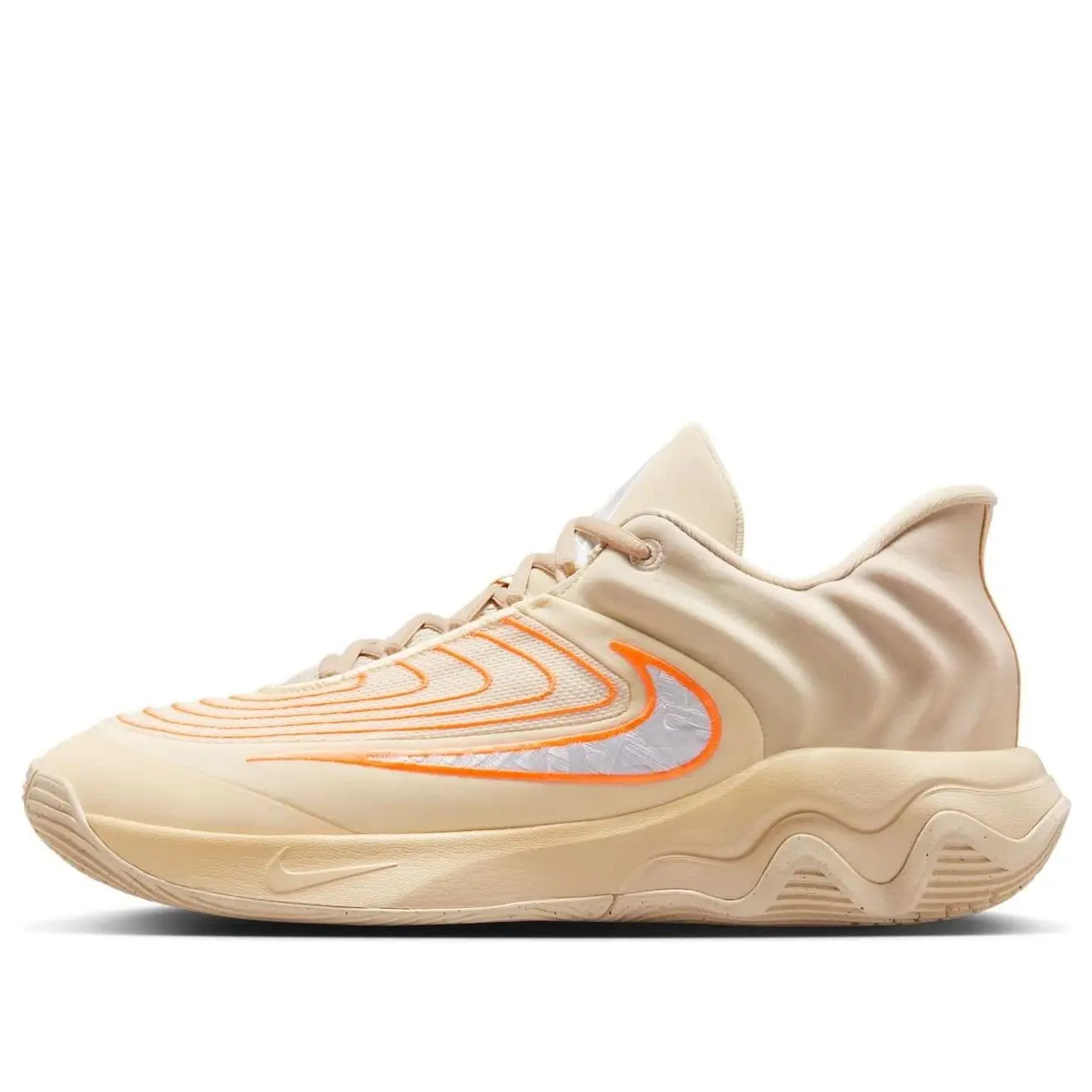 Nike Giannis Immortality 4 'Light Khaki Alabaster Total Orange' FQ3680-200