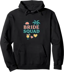Bride Squad Matching Bridal Party Wedding Ring Girls Trip Pullover Hoodie - Kaylakiaraja Shop 84B0FPBDQD7D