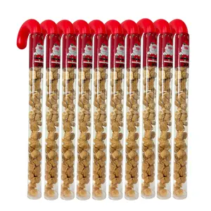 G-BOX Candy Cane Caramel Mini Marshmallow Pack - 10 Freeze Dried Candy Canes