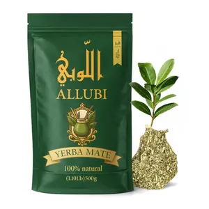 ALLUBI – Yerba Mate – 500g ( 1.1Ib ) Organic Traditional Natural Herbal Tea Beverage