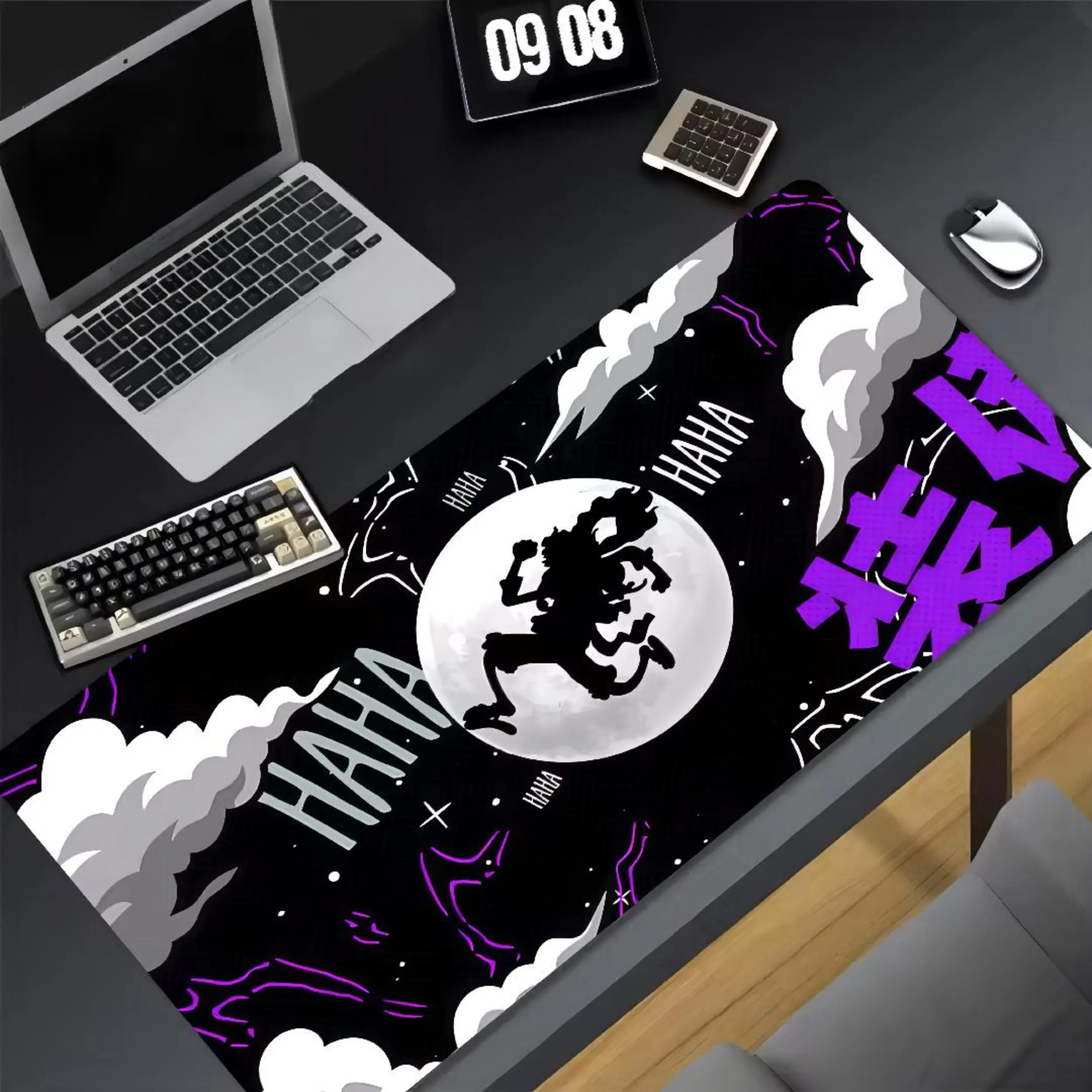 Haha G5 Desk Mat, OP Anime Mouse Pad, Keyboard Mat, OP Anime Desk Mat For Office, Gift For Gamer
