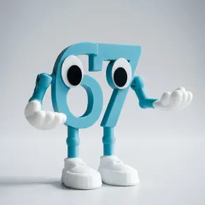 Brainrot 67 Desk Buddy – Pen & Glasses Holder