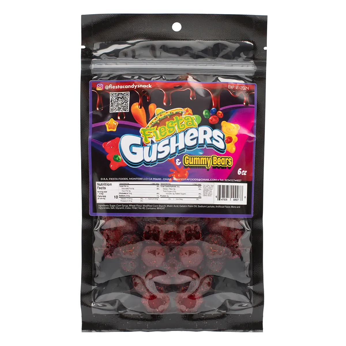 Fiesta Gushers & Gummy Bears 6 oz Fiesta Gushers & Gummy Bears 6 oz