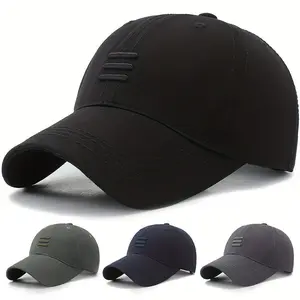 Unisex Number Three Embroidered Snapback Fitted Baseball Cap Outdoor Sport Adjustable Sunscreen Leisure Hat Spring Autumn Travel Tourism Beach Vacation