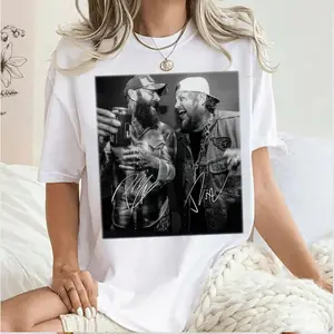 Vintage Post Mal Jelly Tee Concert Tour Shirt, Posty Beautifuly Broken Rapper Posty Tour Concert Tour Tee, Jelly Rol, Fits Every Occasion Cotton Oversized