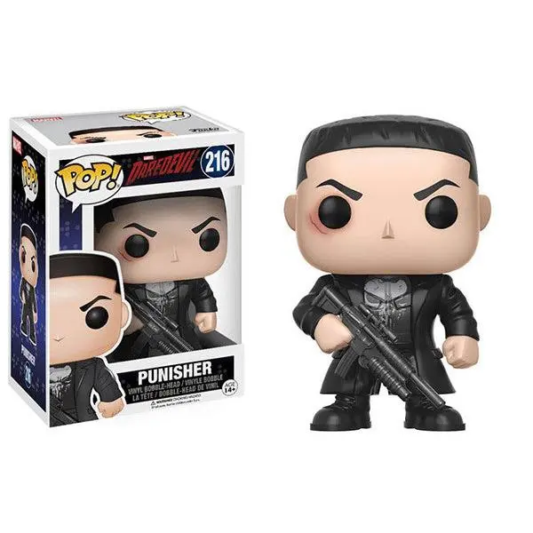Funko Pop! Punisher Daredevil 216 Vinyl Figure in PopShield Protector