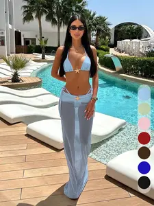 Elegant & Sexy Solid Color Christmas Starfish 3 Pieces Women Bikini Set