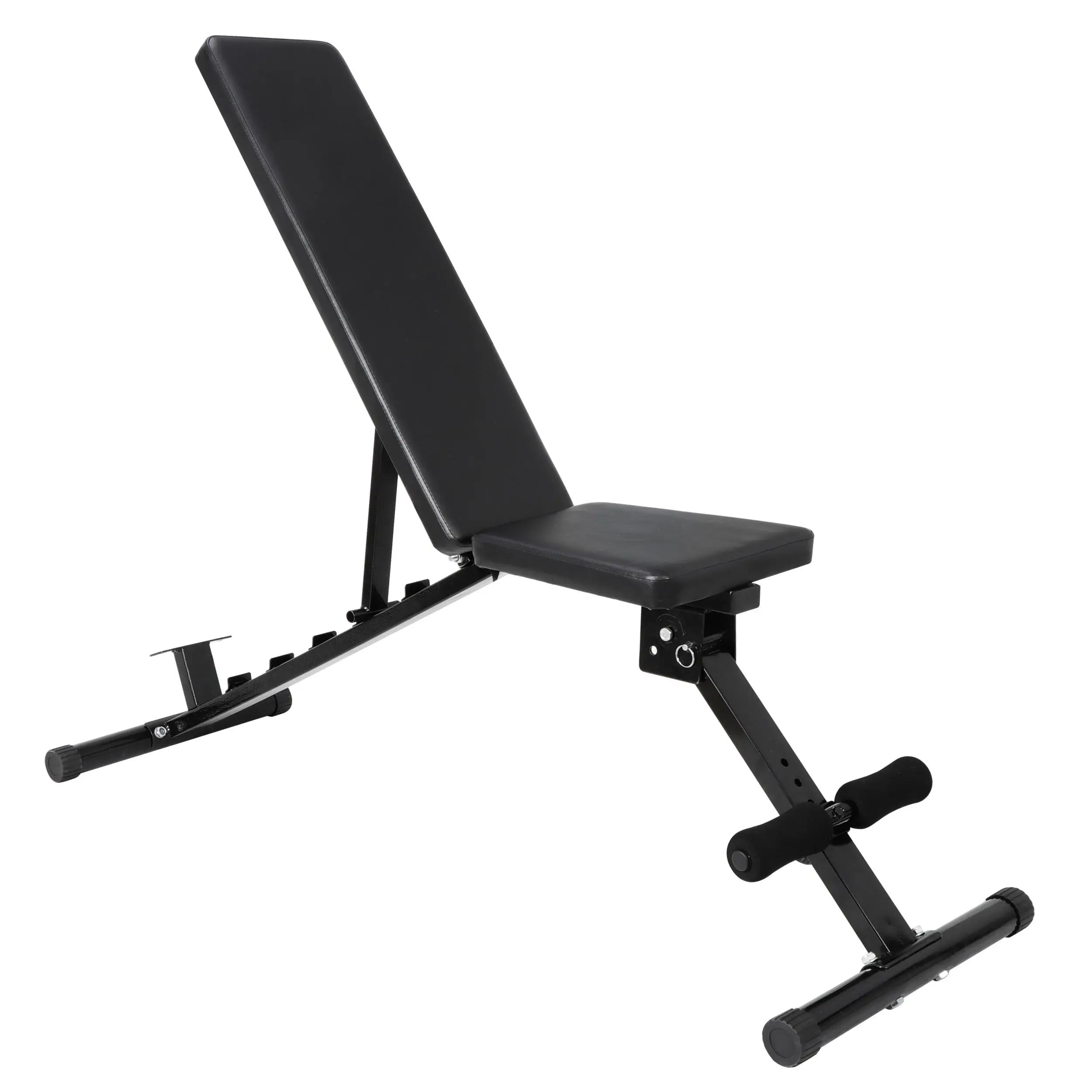 Foldable Steel Frame Utility Weight Bench, Heavy-Duty & Adjustable for Home Gym Resistance Training, 700lb Capacity with Triangular Support, Home Gym Equipment, Fitness Support Weight Lifting, Adjustable Weight Lifting,back to school,back to school haul
