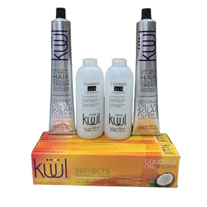KUUL Reflects Professional Set 2 Hair Dyes 90ml & 2 Developers 135ml Customizable Volume for Intense Vibrant Colors Red Violet Copper