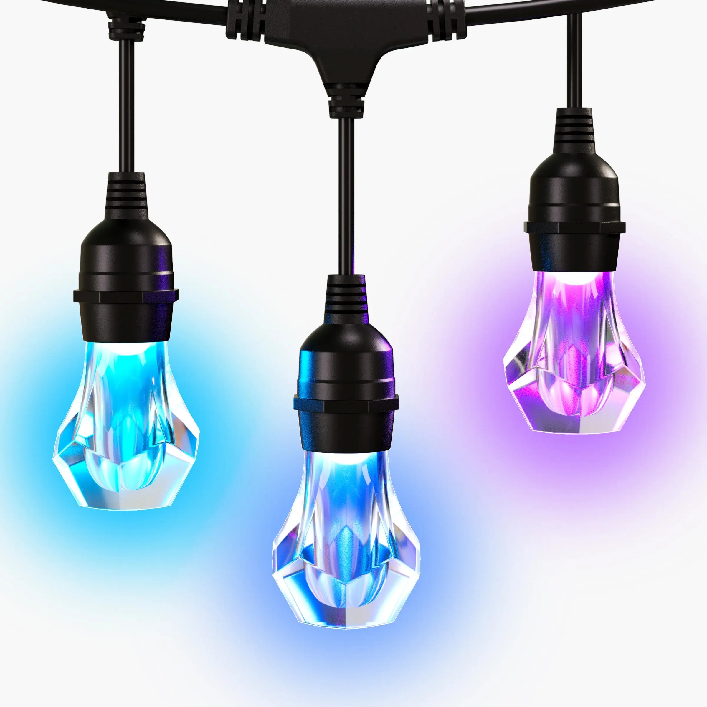 Matter Smart Multicolor Outdoor String Lights Expansion Pack 49ft (15m)