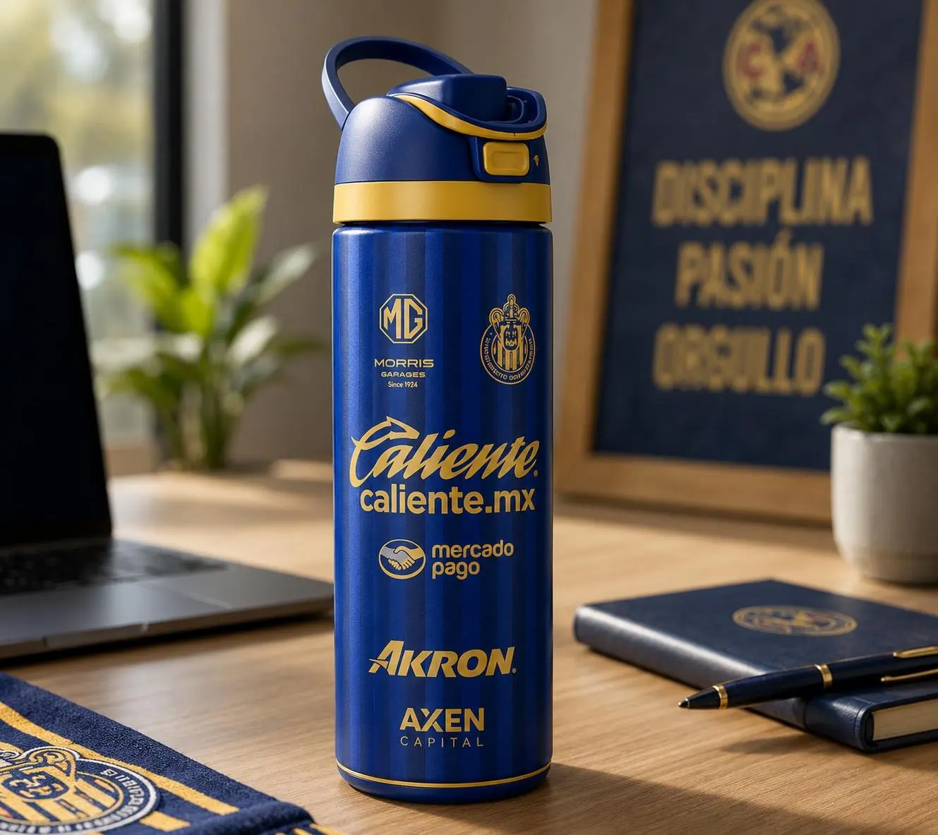 Chivas de Guadalajara Insulated Water Bottle 32oz, Leakproof