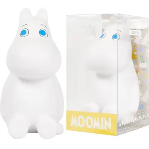 Hamee SquiSHU Jumbo Moomin - Toy Collectible Slow Rising Cute Squishy Large Birthday Gift, Party Favors, Stress Relief Moomintroll Animals