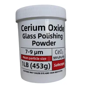 1Lb (453g) 99% Cerium Oxide Glass Polishing  (7-9 ) - Removes: Oil Films, Water Spots, Swirl Marks, Wiper Streaks, Removes Fine  & Deep-Cleans Glass Surfaces.