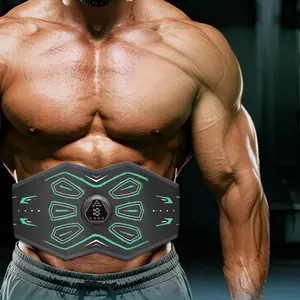 Abdominal muscle contraction training belt, 6modes, suitable for lazyexercise, with 18-level intensity adjustment function,equipped with a rechargeable battery, suitable for abdominalmuscle training