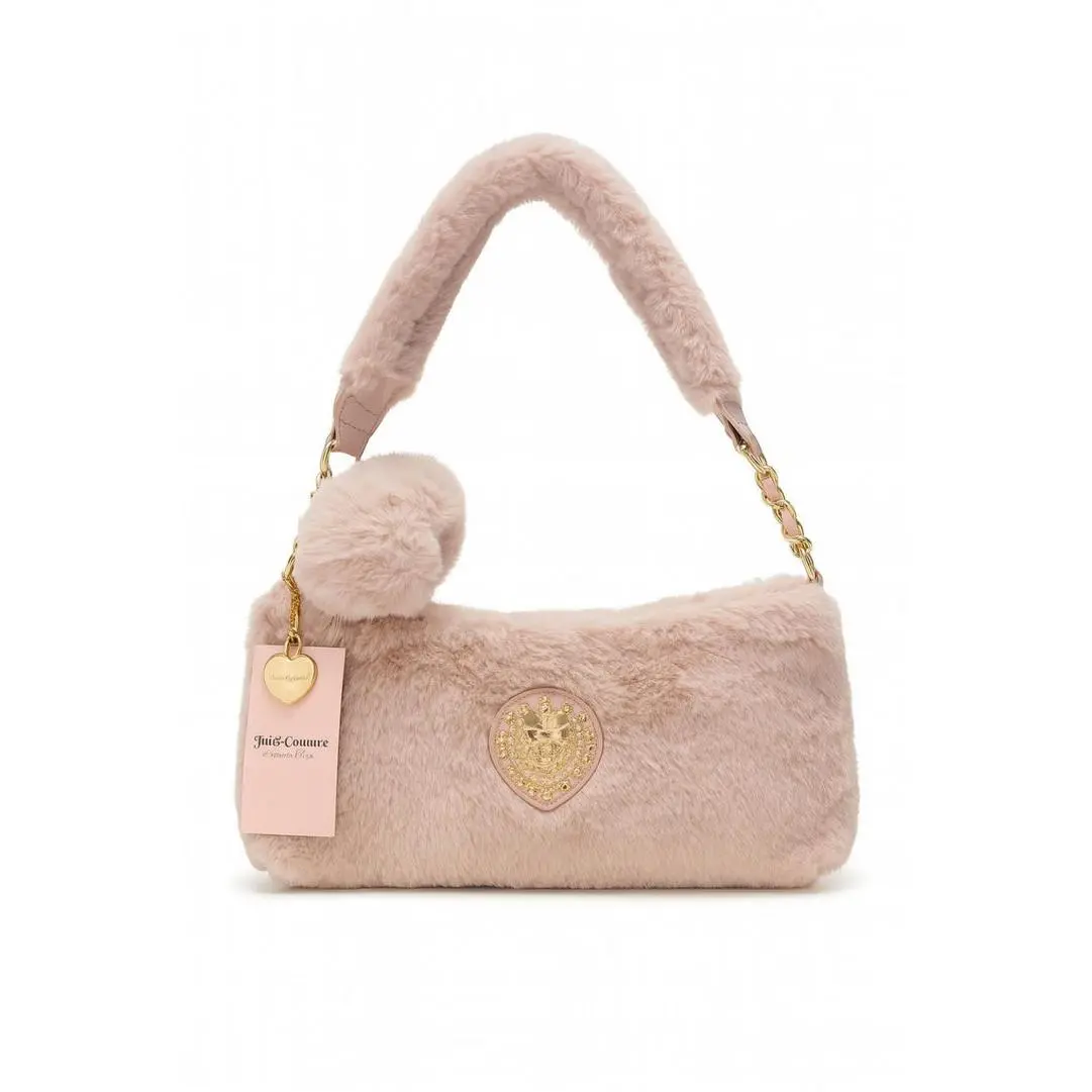 Love Furry Friends Hobo Bag - Dusty Blush, Elegant Lovely Adorable Animal-Themed Women's Handbag, New with Tags, Carefully Packaged, From Non-Smoking Home, Elegant Women's Handbags, Lovely Women's Handbags
