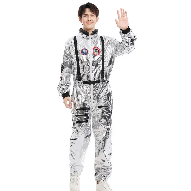 Adult Astronaut Pilot Costume - Unisex Cosplay Outfit Set