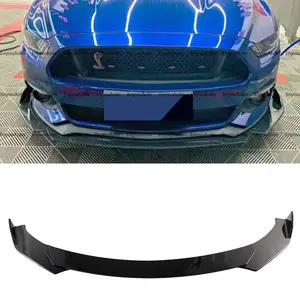 For Ford Mustang UNIVERSAL Front Bumper Lip Spoiler Splitter Glossy Black