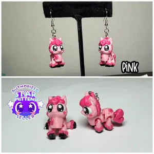 3D Printed Pony Earrings
