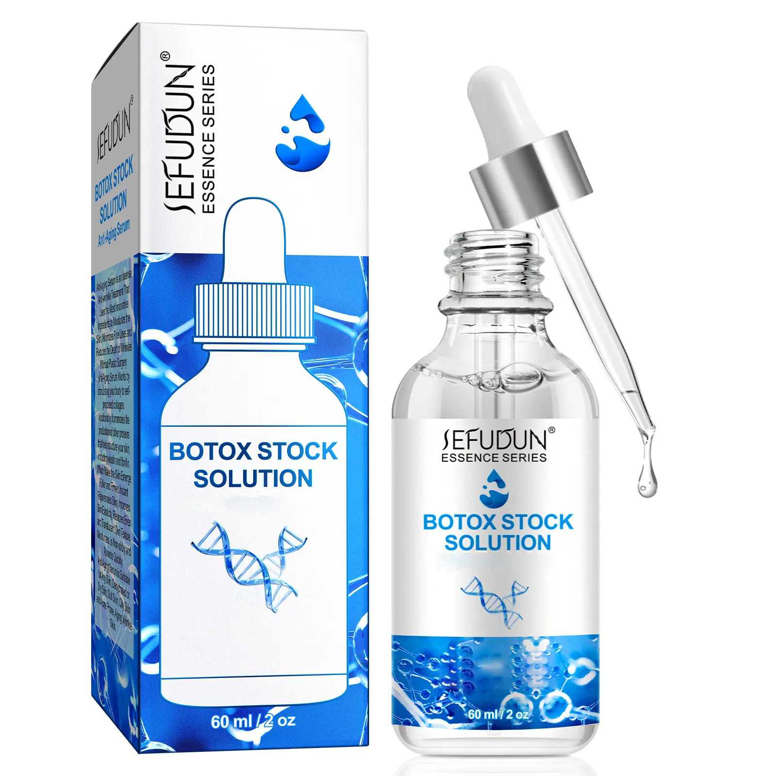 Sefudun Botox Stock Solution Facial Serum (60ML/2 Fl Oz)