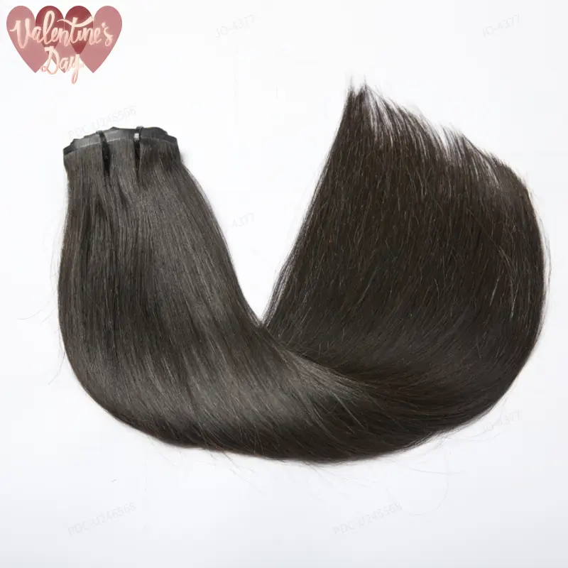 Frodio 100% Human Hair Instant Bangs Hairpiece Clip-In 2 Piece Set